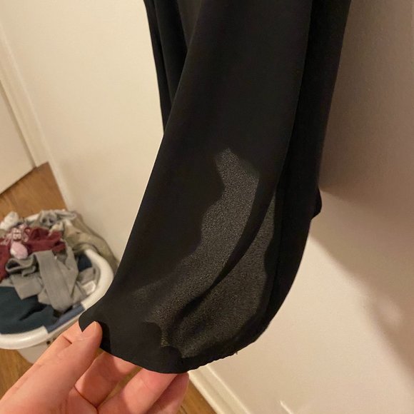 Topshop Flowy Sheer Shirt - Picture 4 of 4